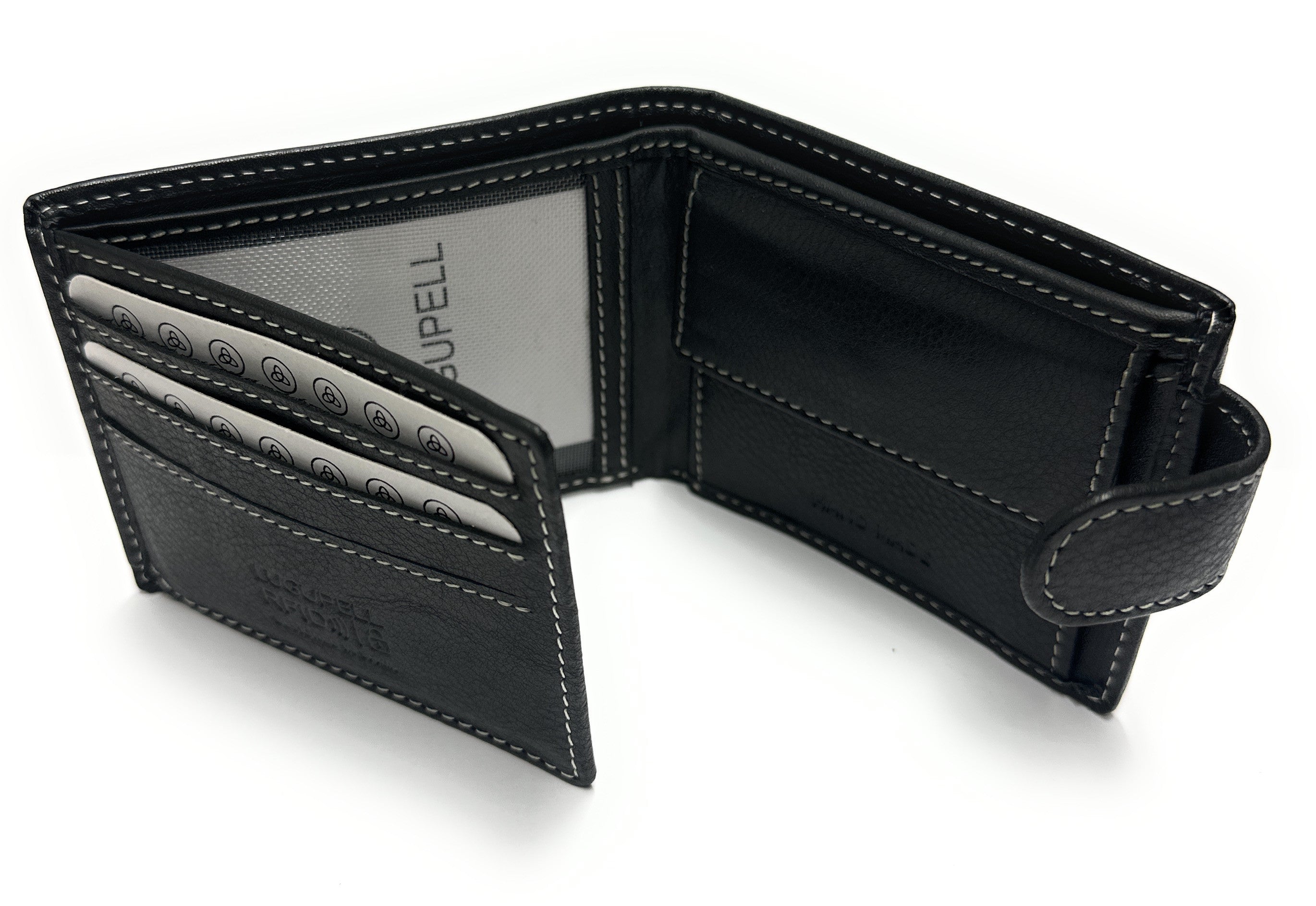 CARTERA CON BROCHE Y MONEDERO NEVADA - 2702