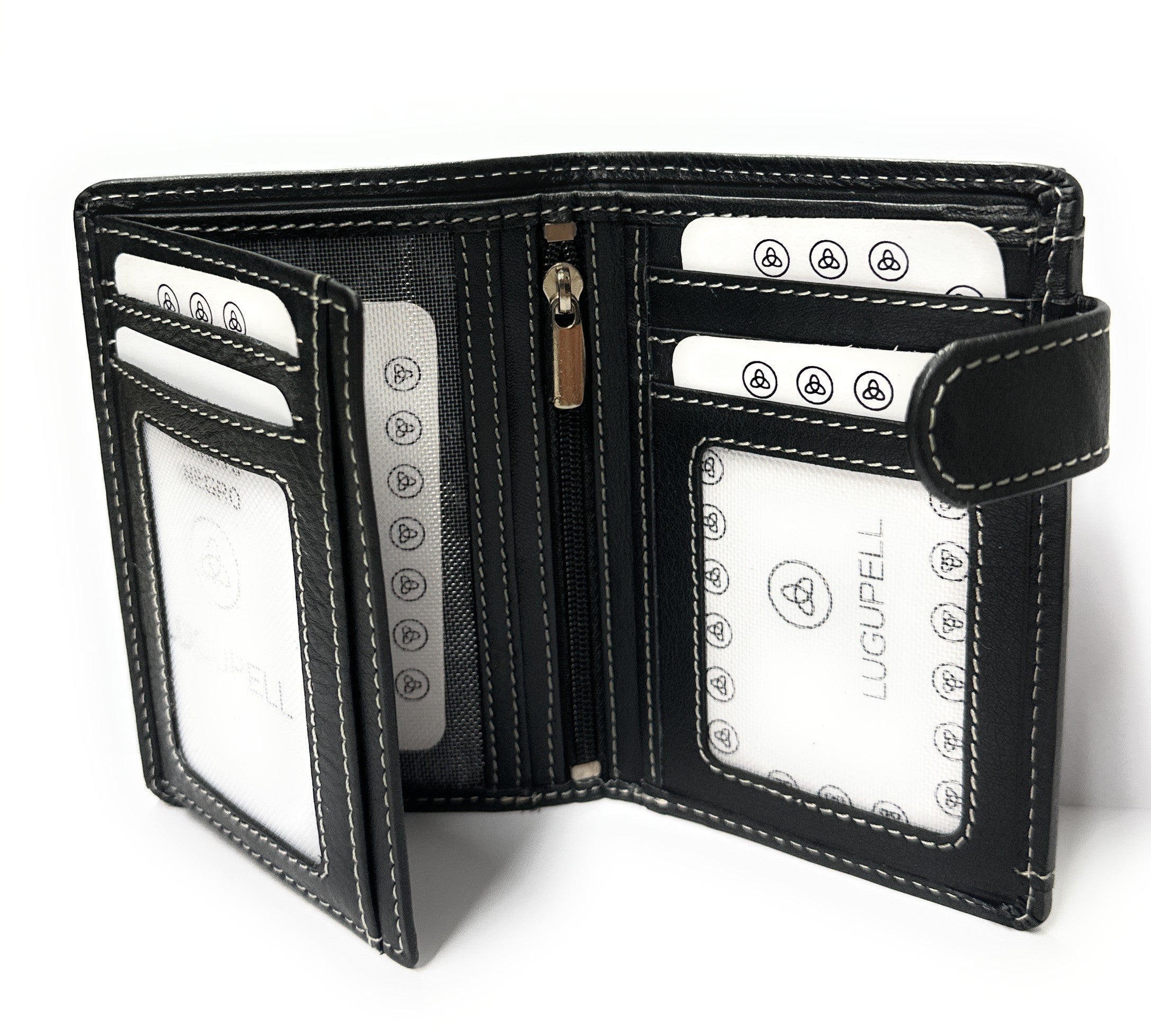 CARTERA CON BROCHE Y MONEDERO EXTERIOR NEVADA - 2493