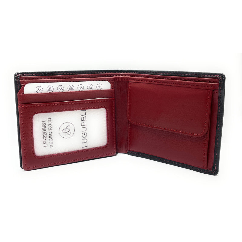 CARTERA HORIZONTAL CON MONEDAS - 2208
