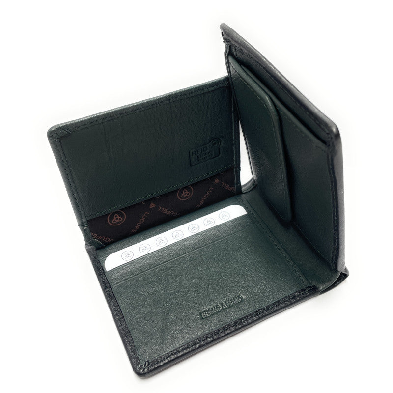 CARTERA HORIZONTAL CON MONEDAS - 2208