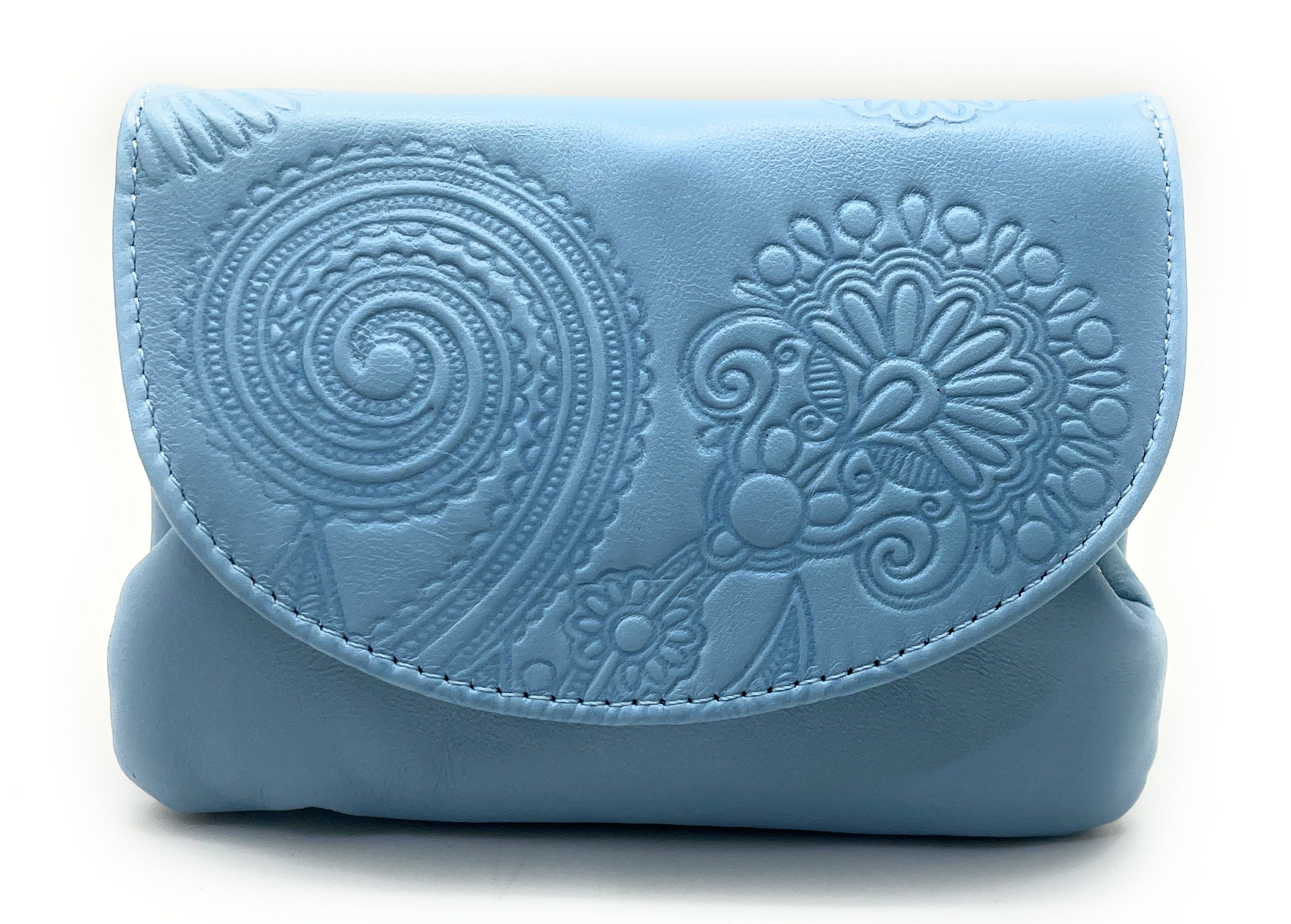 Monedero de Boquilla N428 - Liso - Celeste