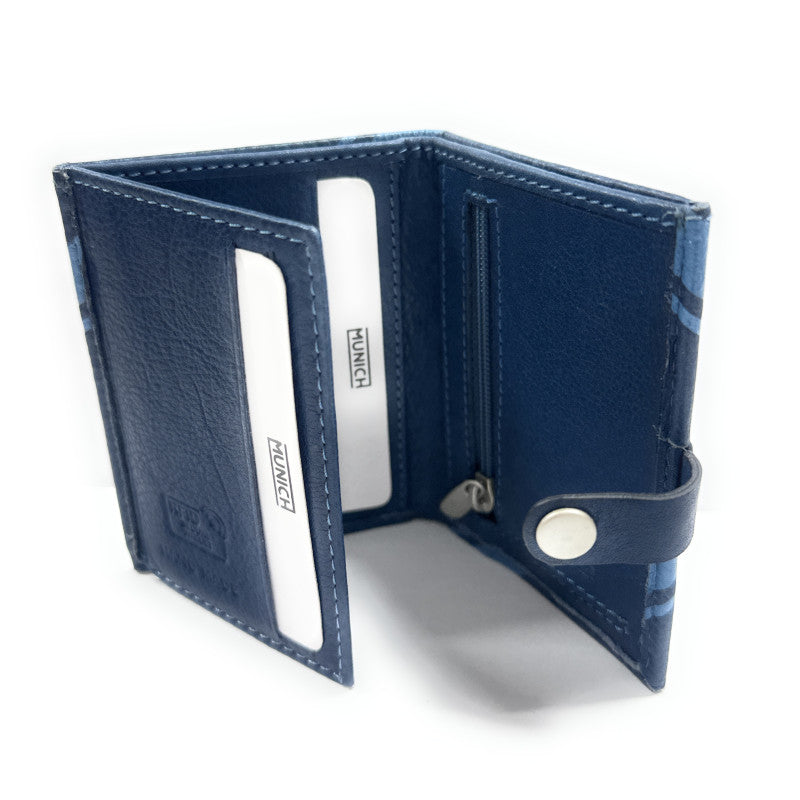 Cartera con broche Mini Munich Sidney - 315 84 Azul