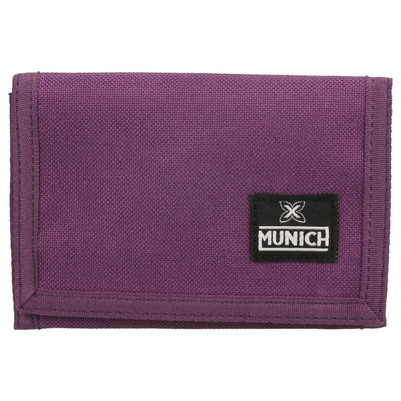 Cartera Munich con Monedero de Tela Resistente con Cierre de Velcro