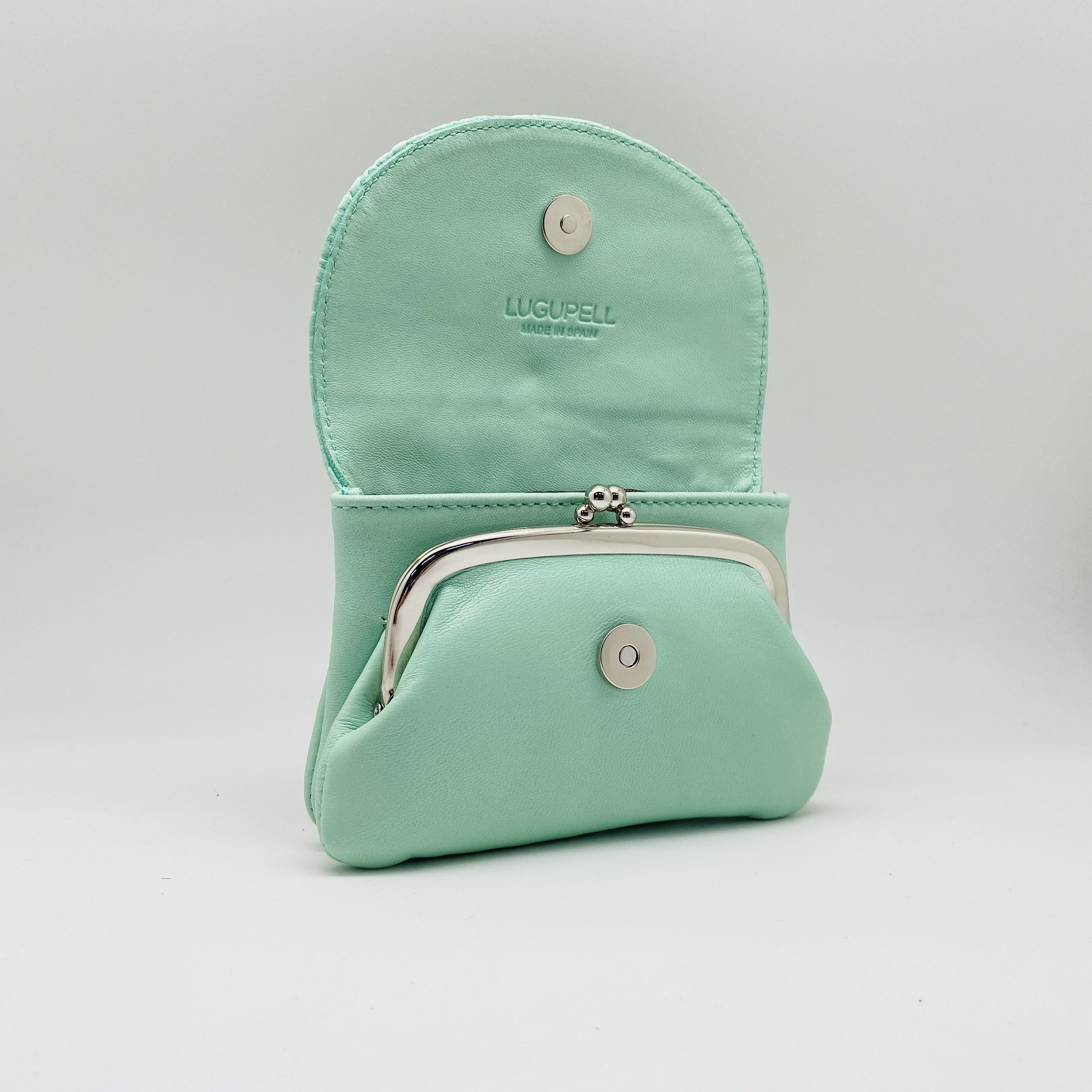 N428B - VERDE PASTEL - MONEDERO PANOT