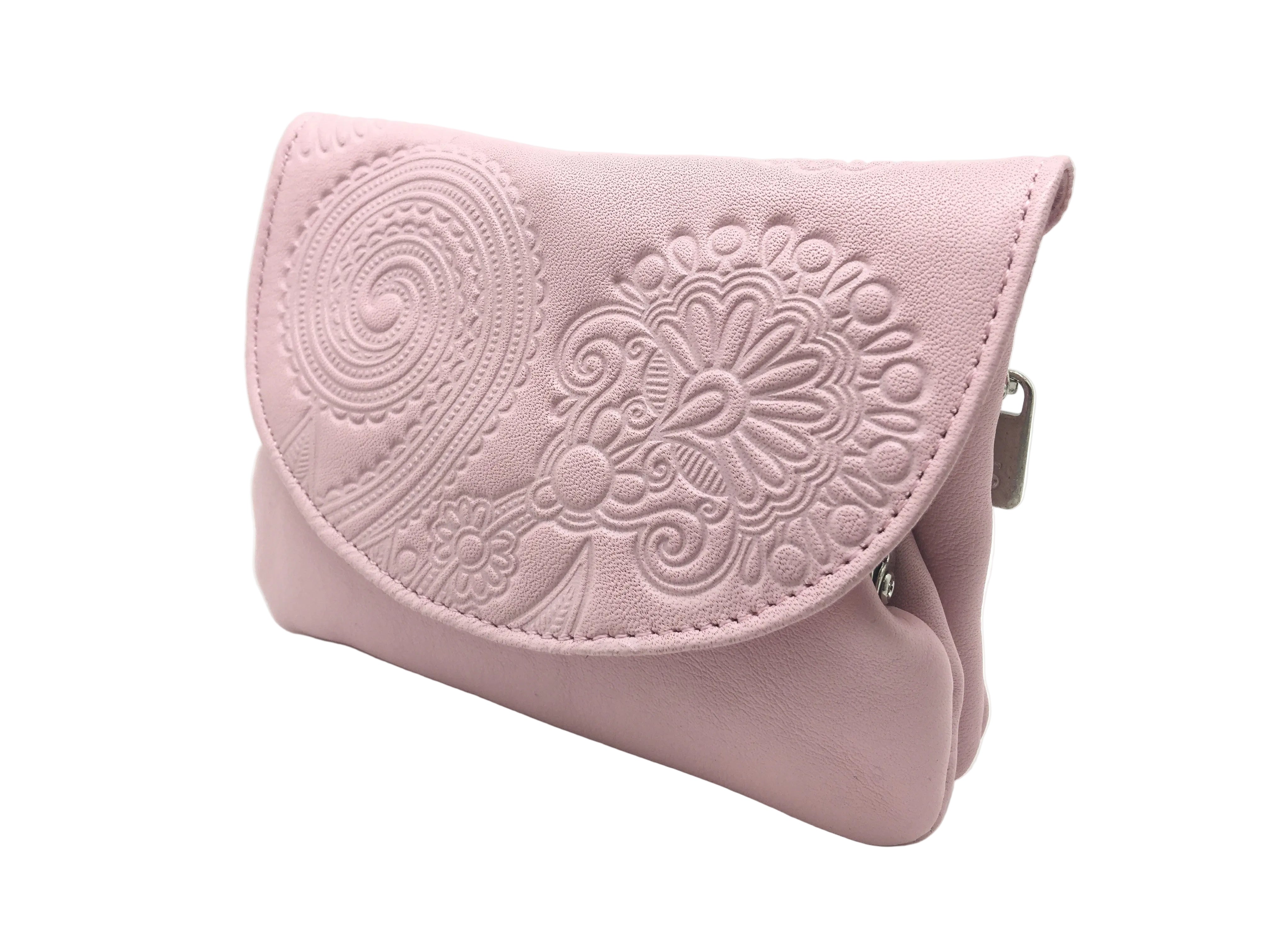 Monedero de Boquilla N428 - Liso - Rosa Pastel