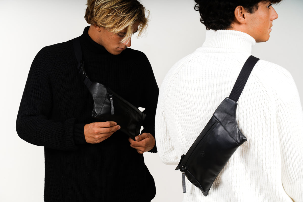 RIÑONERA NEGRA BOLSO HOMBRE LUGUPELL