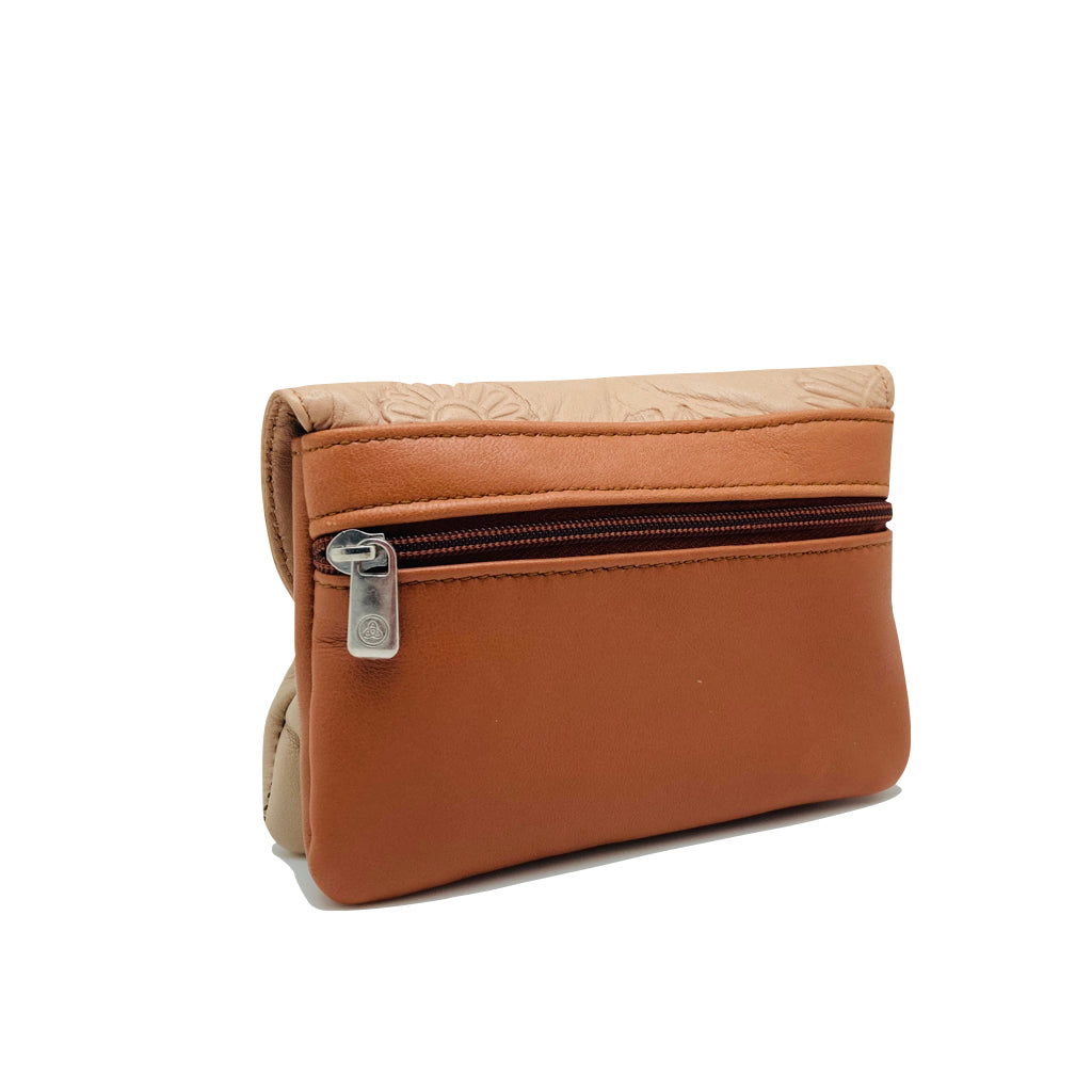 N428 - 51 - TRICOLOR CUERO - MONEDERO LUGUPELL