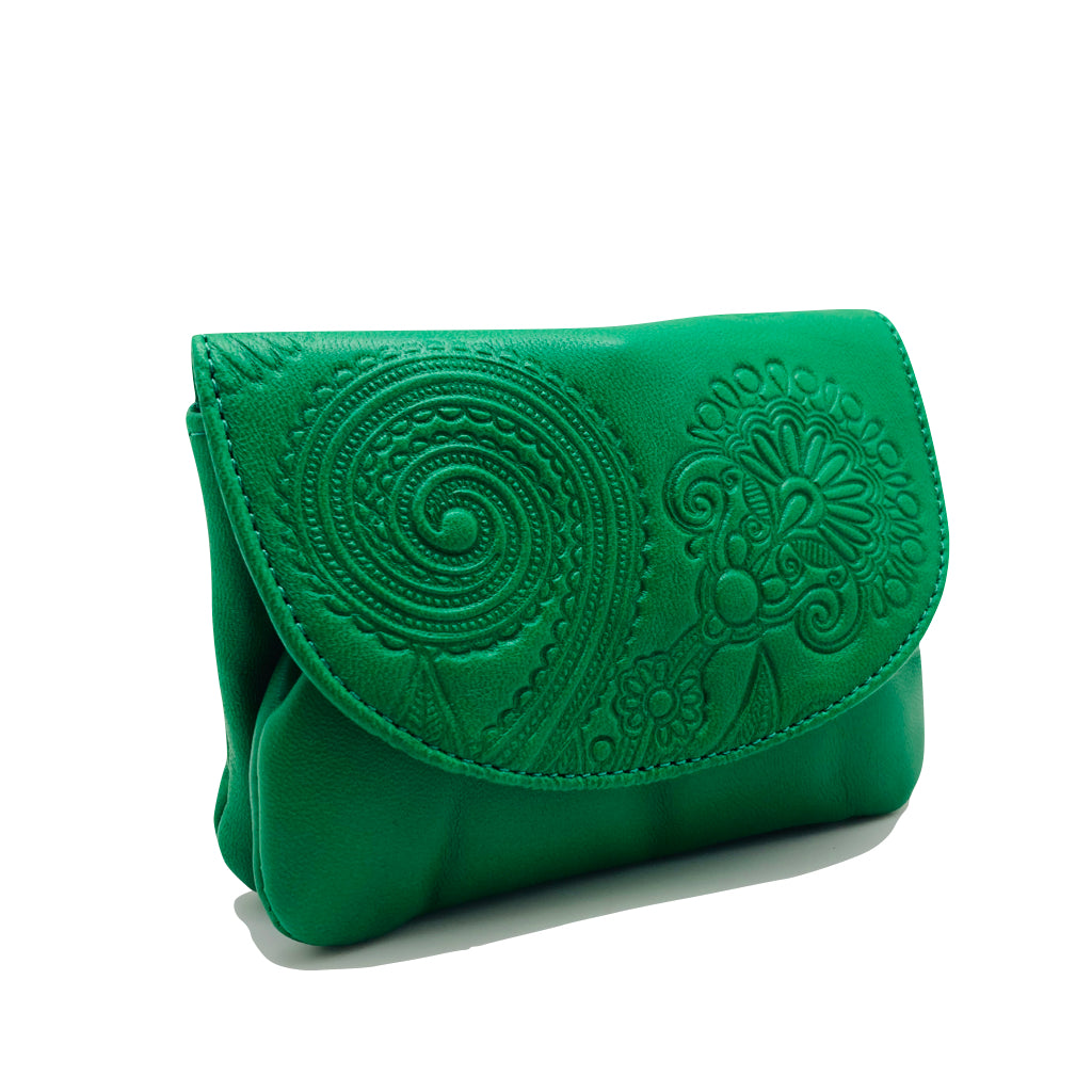 N428 - 6 - VERDE HIERBA - MONEDERO LUGUPELL