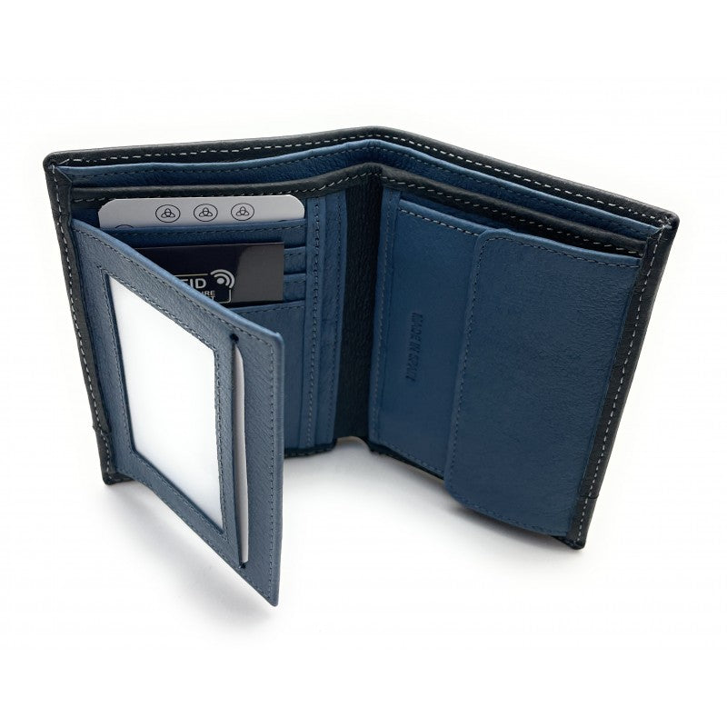 CARTERA VERTICAL CON MONEDERO RIVER - 2109