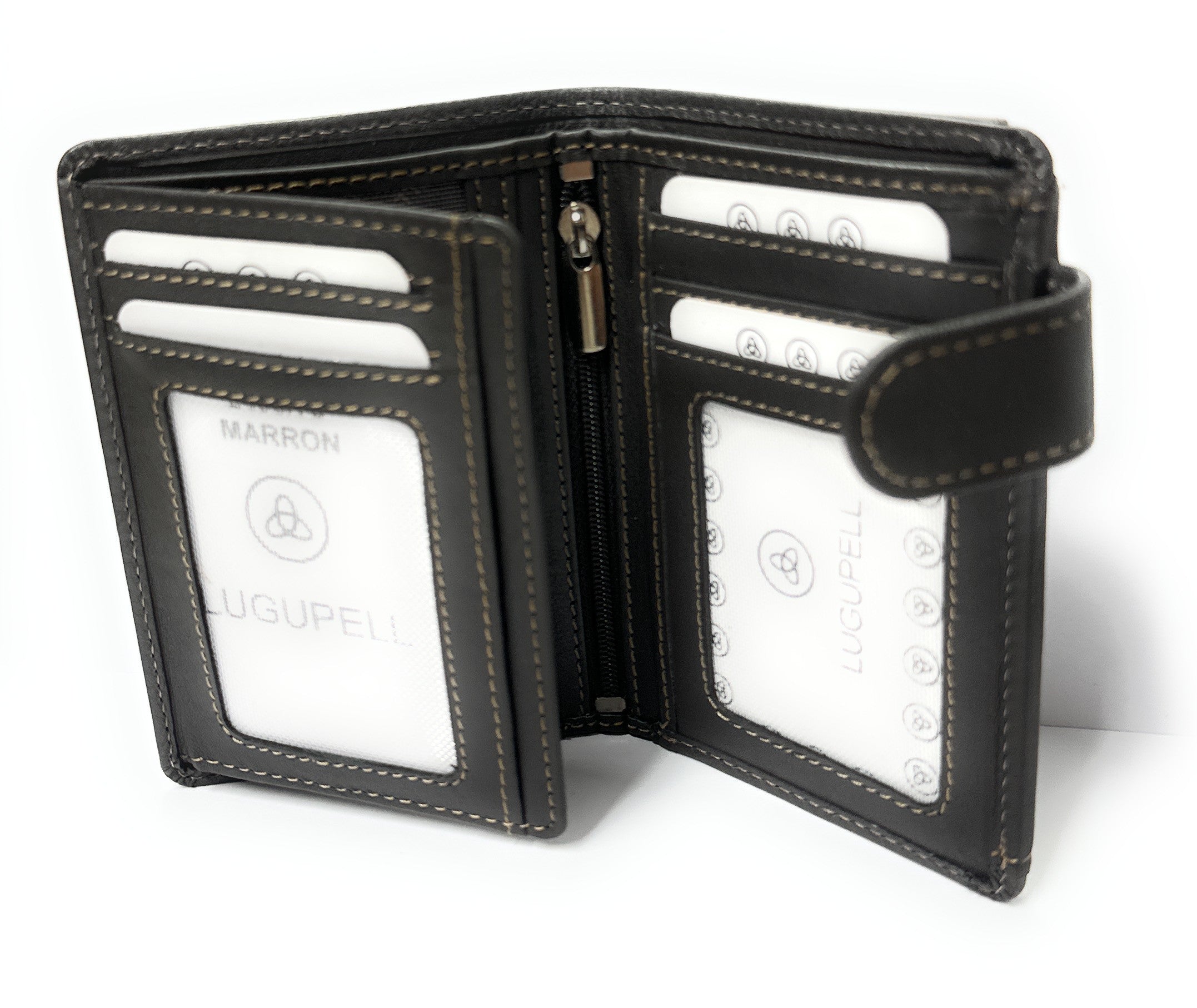 CARTERA CON BROCHE Y MONEDERO EXTERIOR NEVADA - 2493