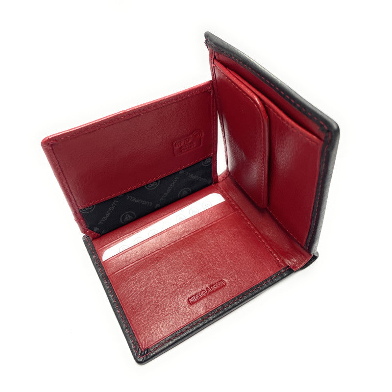 CARTERA HORIZONTAL CON MONEDAS - 2208