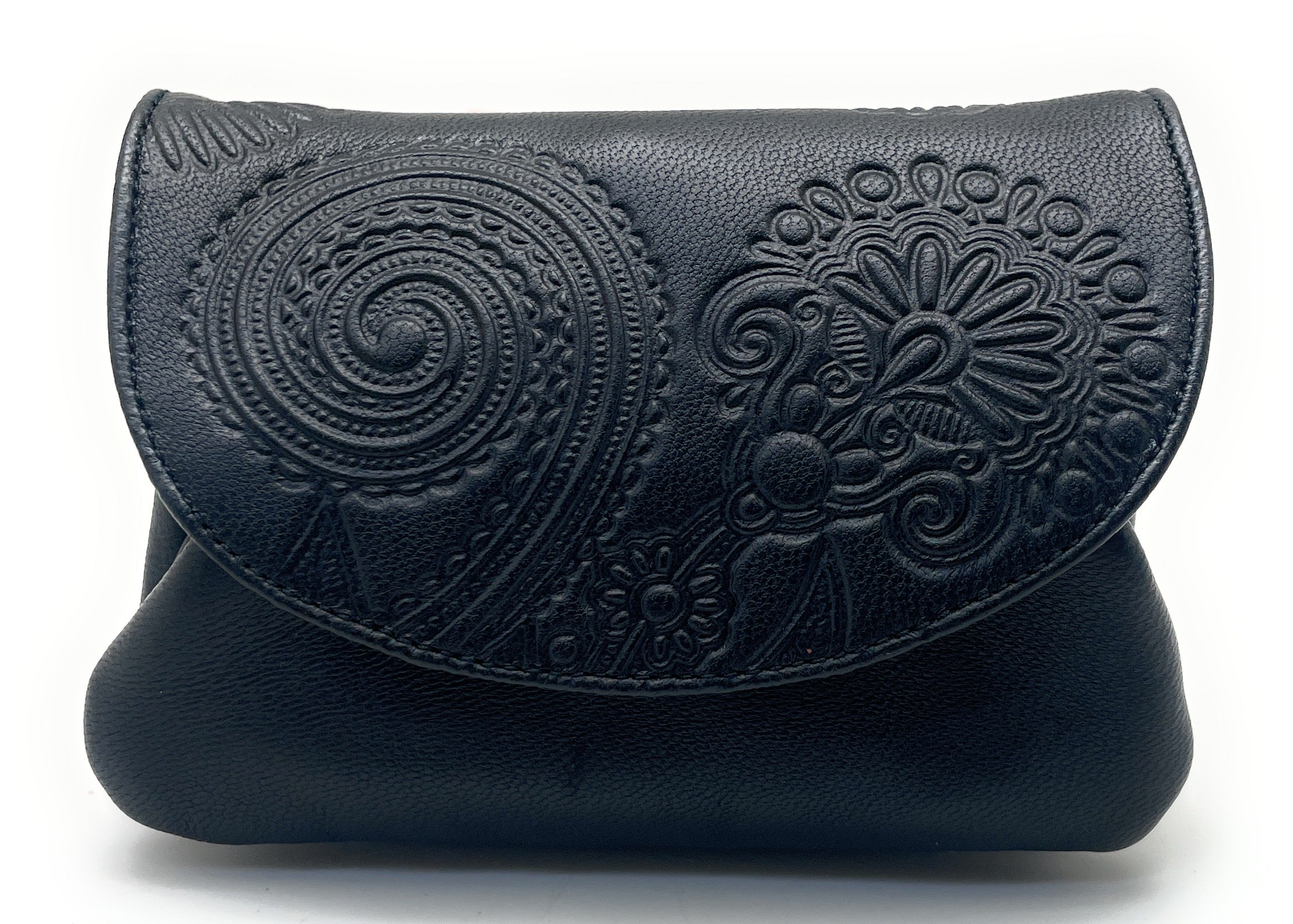 Monedero de Boquilla N428 - Liso - Negro