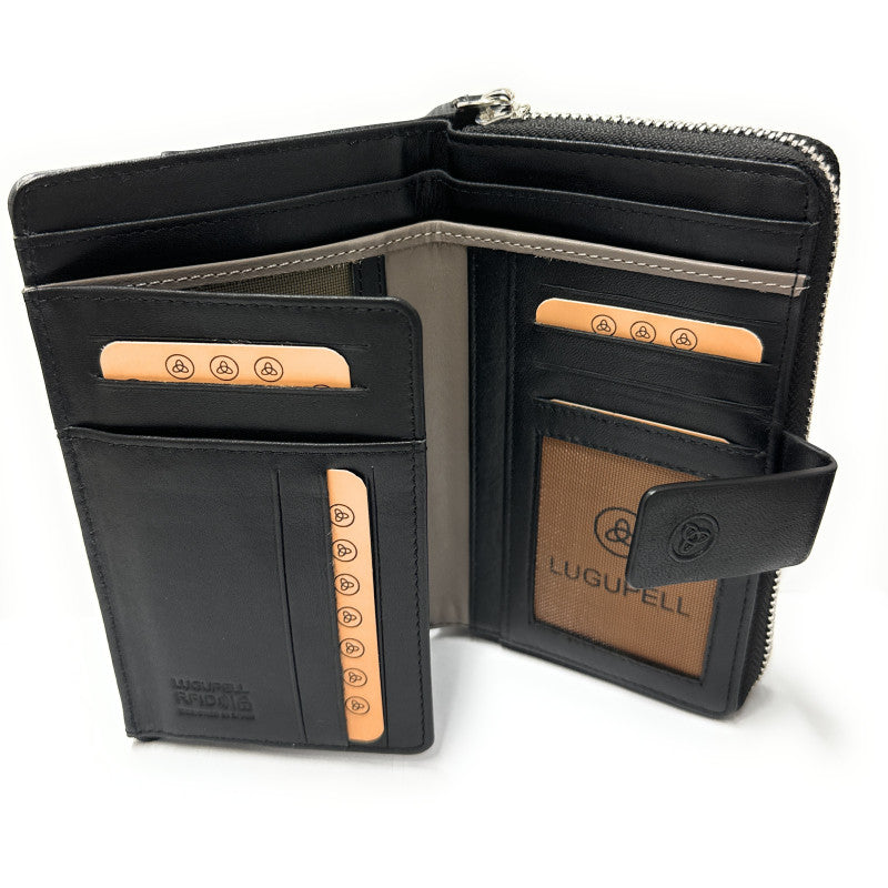 BILLETERO DE CREMALLERA GRANDE LUGUPELL NEXUS - 8130