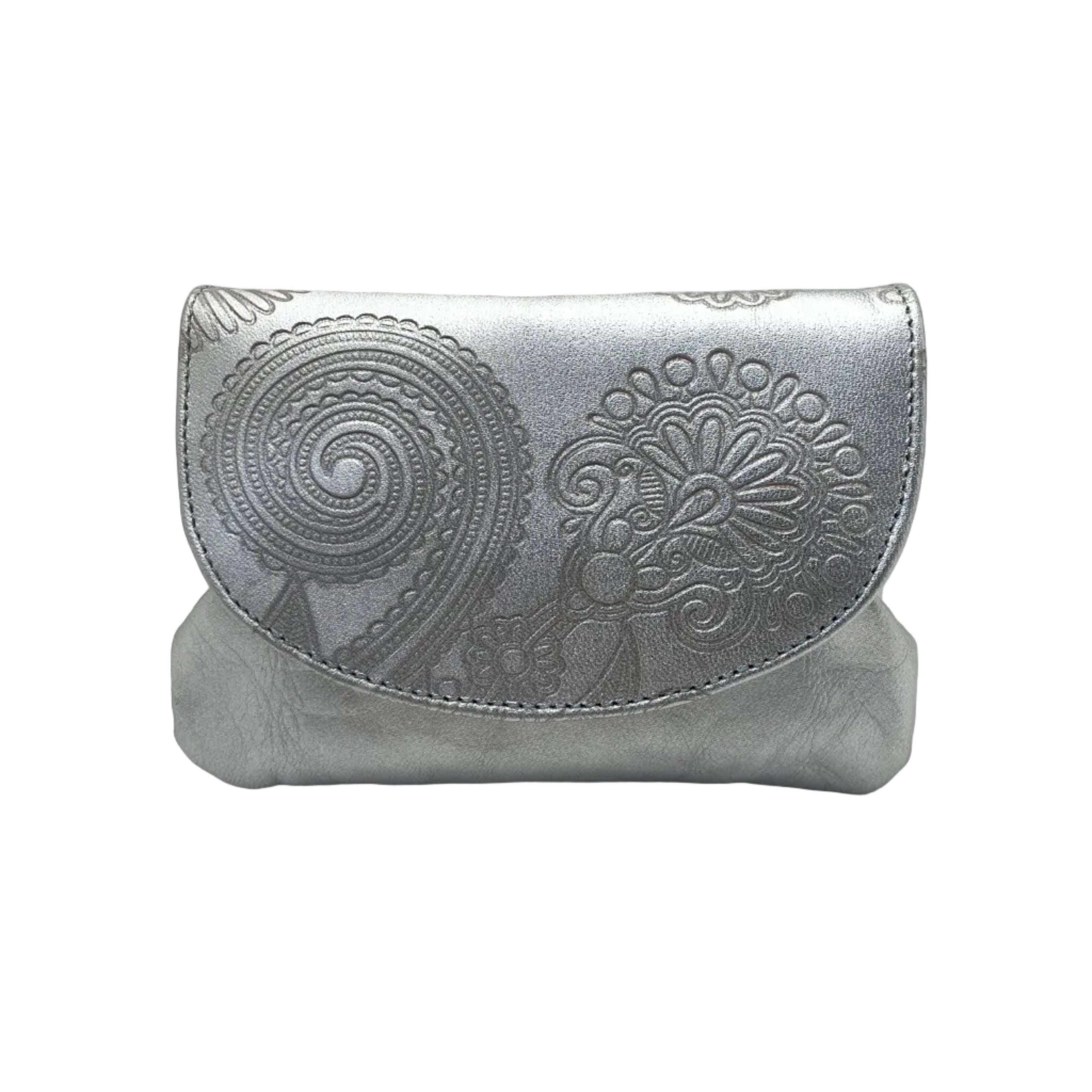 Monedero de Boquilla N428 - Liso - Plata