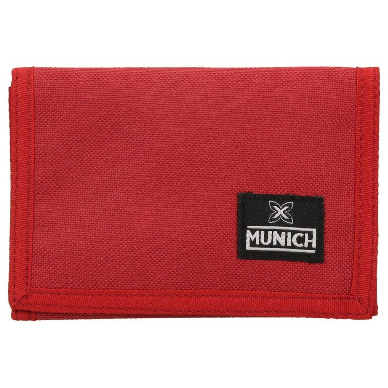 Cartera Munich con Monedero de Tela Resistente con Cierre de Velcro