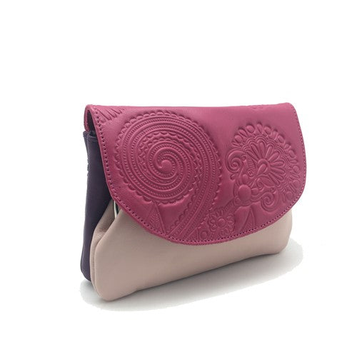 N428  - 50 - TRICOLOR ROSA - MONEDERO LUGUPELL